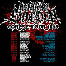Abraham Lincoln Corpse Tour T-Shirt